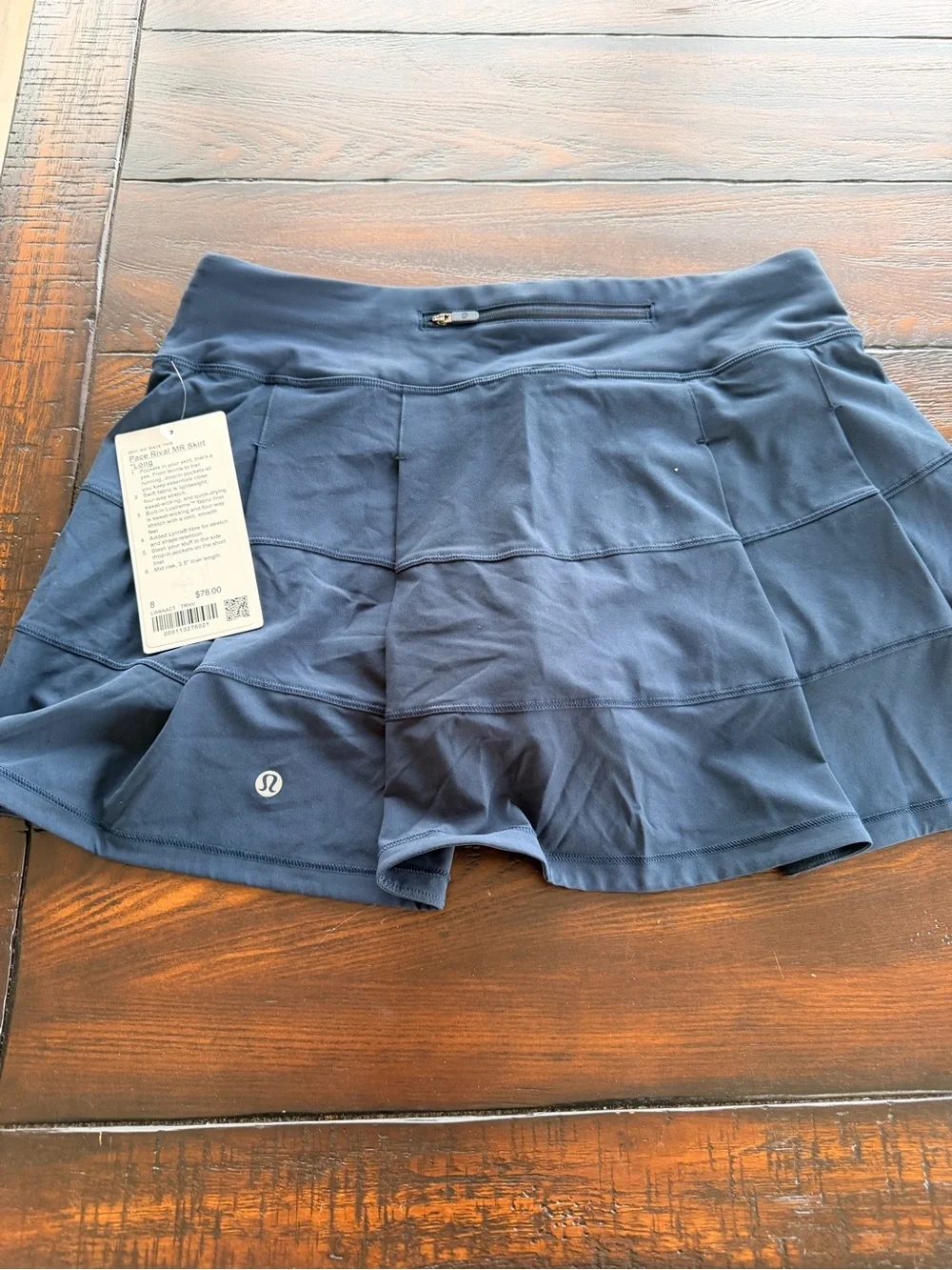 Lululemon Pace Rival Women's Navy Skirt